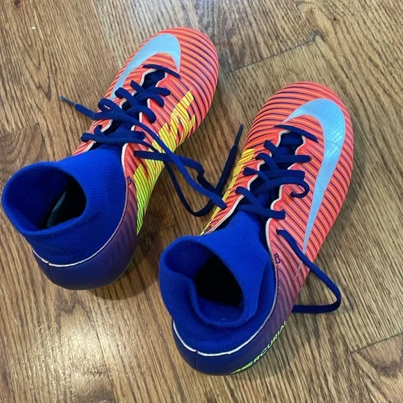 Boy’s Nike Mercurial Vapor Superfly 5 DF FG ACC Soccer Cleats. Size 2.5Y. - Picture 10 of 13